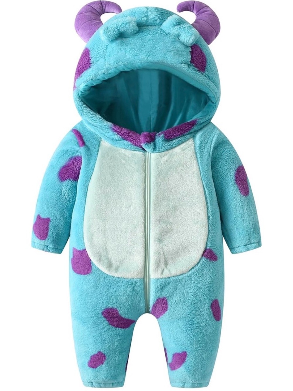 Monsters Inc Sully Inspired Baby Costume Onesie